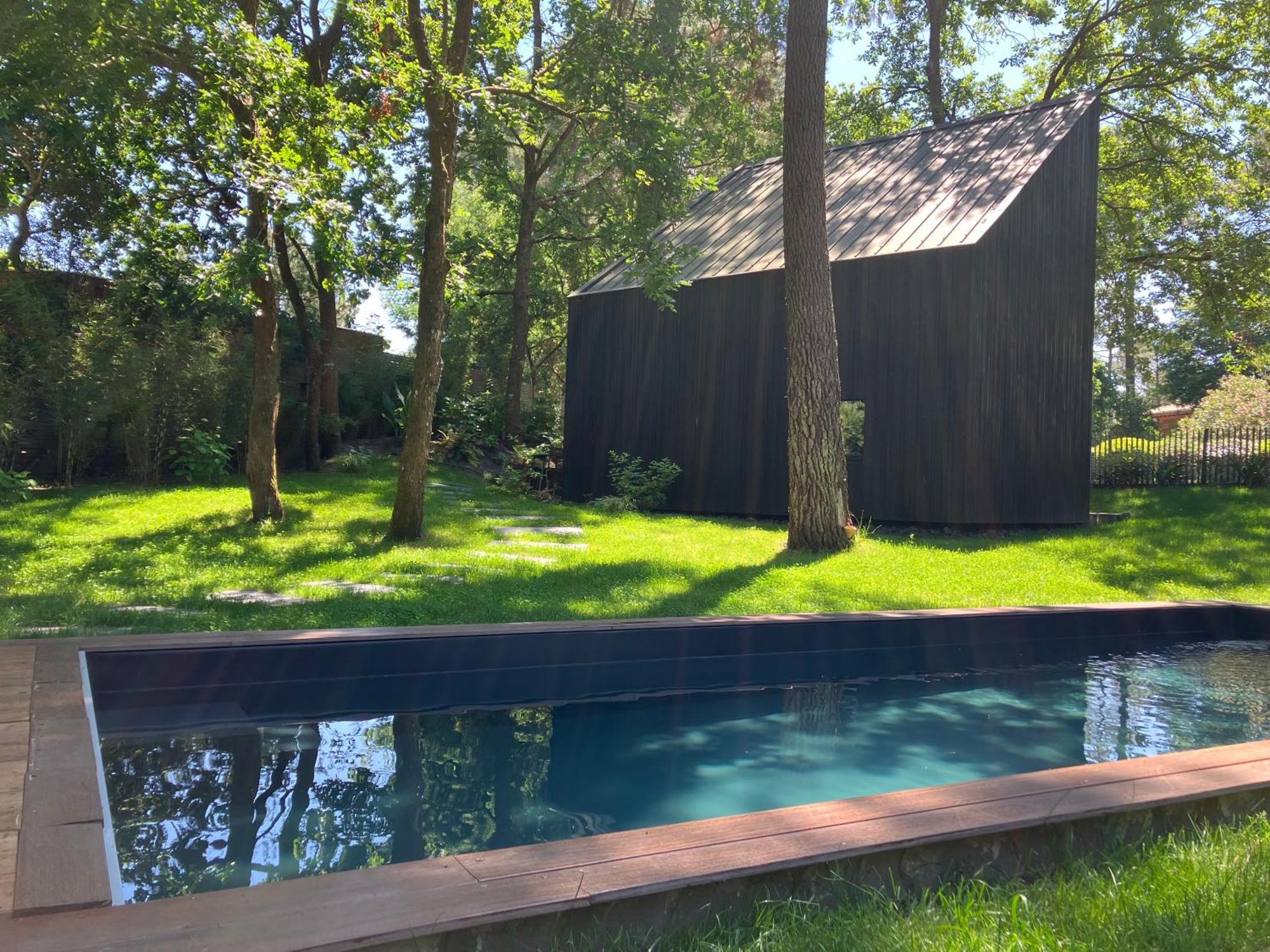 Nouveau - Ecolodge 'Calme Et Nature' - Avec Piscine Au Golf-Lac De Biscarrosse - Couchage 2 Personnes Bagian luar foto