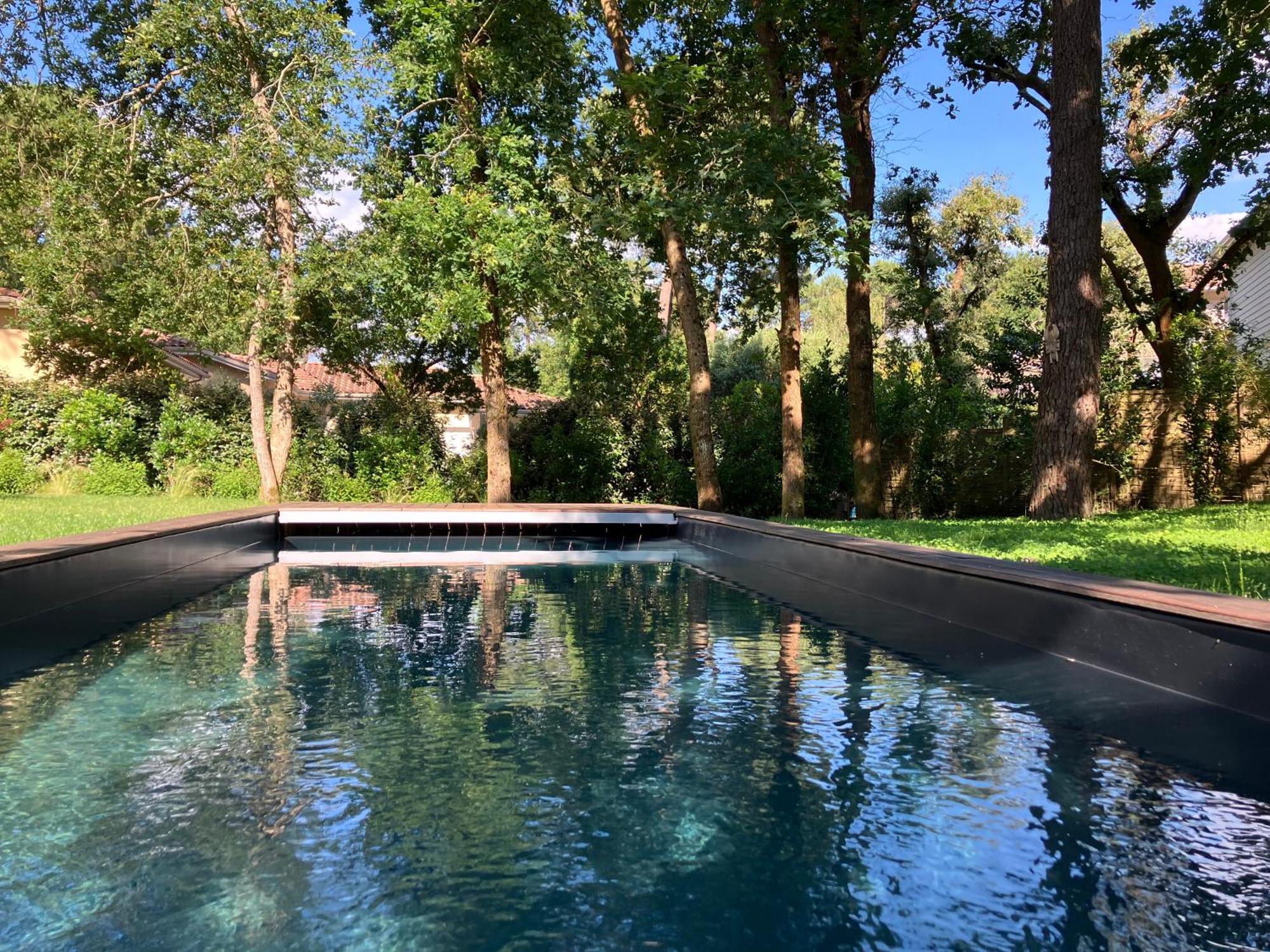 Nouveau - Ecolodge 'Calme Et Nature' - Avec Piscine Au Golf-Lac De Biscarrosse - Couchage 2 Personnes Bagian luar foto