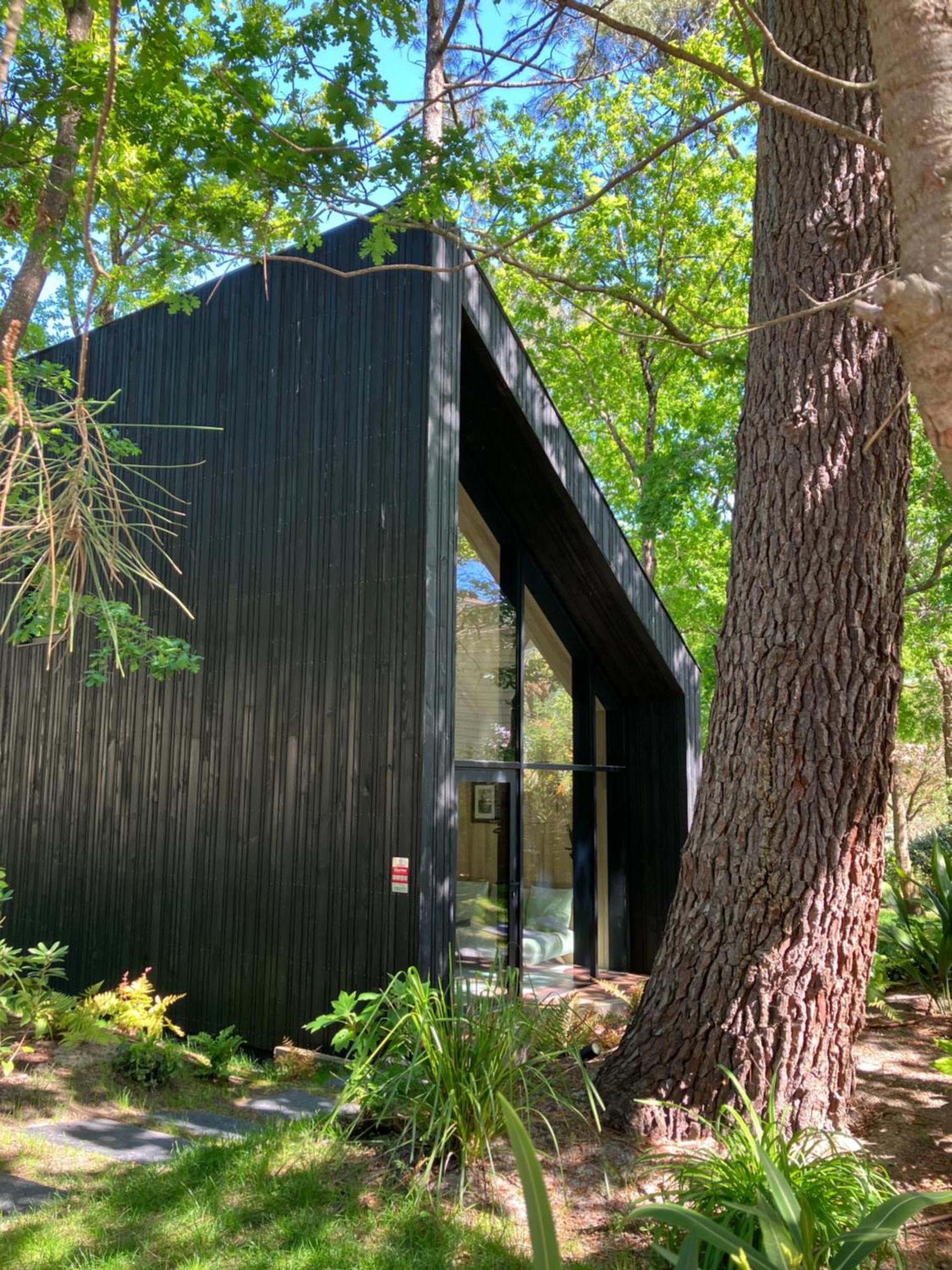 Nouveau - Ecolodge 'Calme Et Nature' - Avec Piscine Au Golf-Lac De Biscarrosse - Couchage 2 Personnes Bagian luar foto